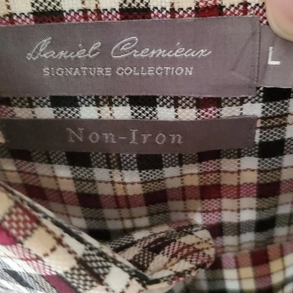 Daniel Cremieux signature collection. Plaid long sleeve shirt - Picture 5 of 7